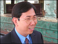 Director of Cambodian Railways Sokhom Pheakavanmony